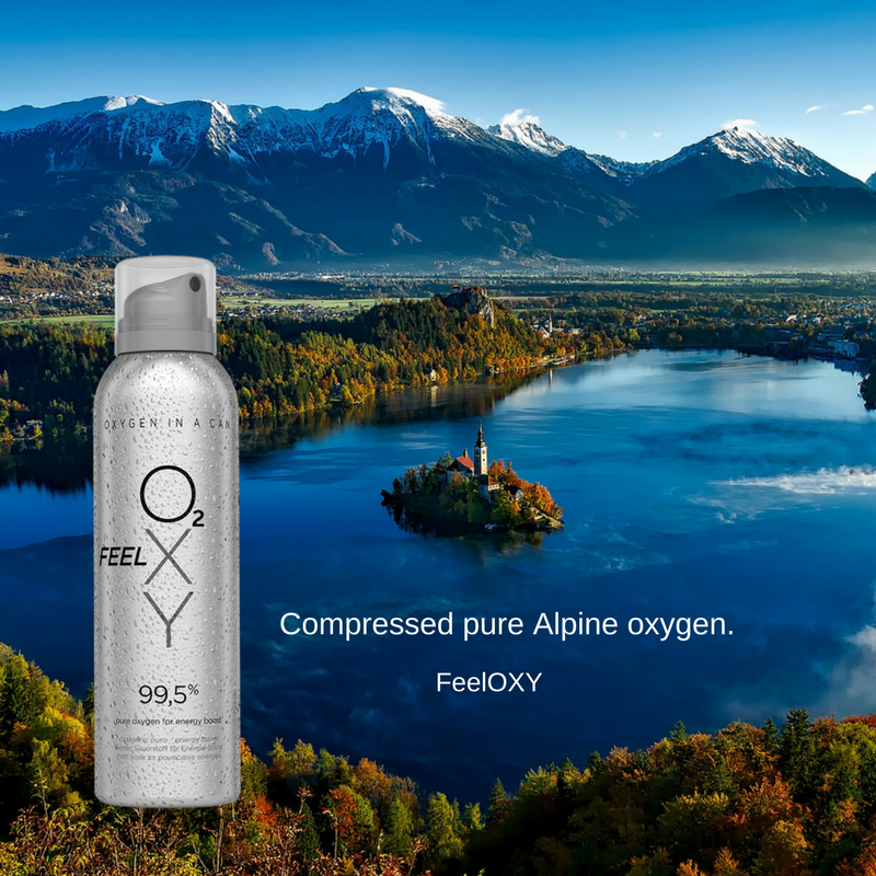 Compressed pure Alpine oxygen.